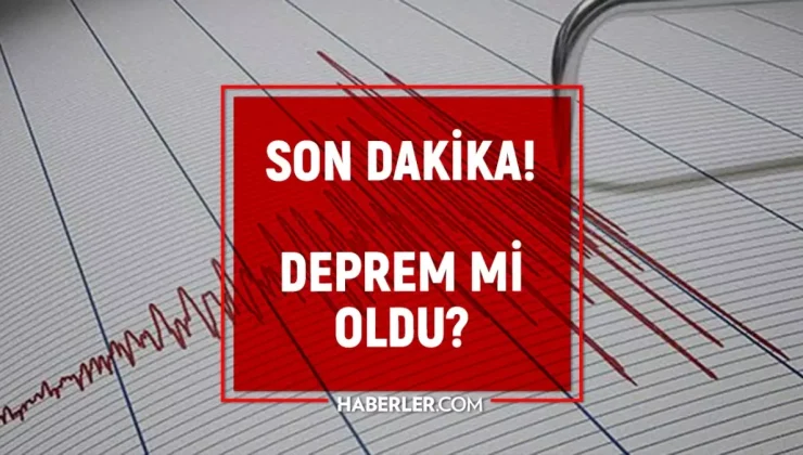 Bolu deprem mi oldu, kaç şiddetinde? 5 Eylül Bolu nerede deprem oldu?