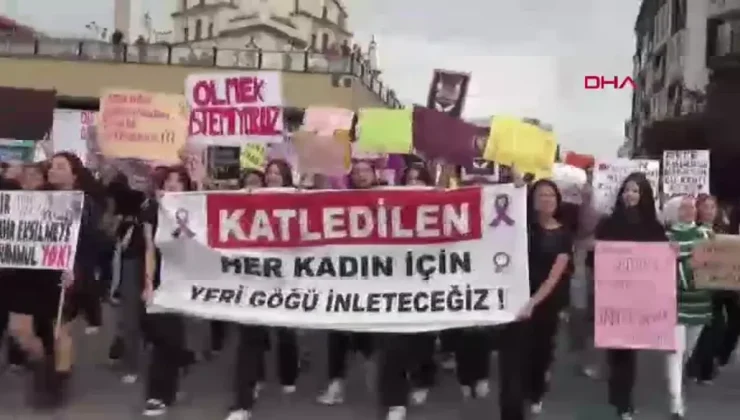 Bolu’da Kadın Cinayetleri ve Şiddete Karşı Protesto