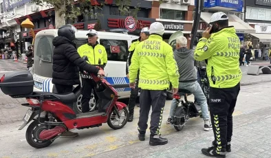 Bolu’da Motosiklet ve Elektrikli Araçlara Yönelik Denetimlerle Yaya Güvenliği Artırıldı